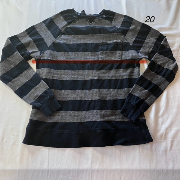 Element Striped Raglan Long Sleeve Shirt Size Medium - Picture 8 of 10